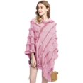 thumbnail image 1 of ZhangBaoLin Women Shawl Wrap Cardigan Knit Poncho Cape Sweater Coat Winter Fashion Hooded Knitwear, 1 of 1