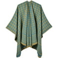 thumbnail image 1 of ZhangBaoLin Women Shawl Wrap Cardigan Poncho Cape Open Front Long Sweater Coat Winter Warm Wool Office Blanket, 1 of 5