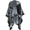 thumbnail image 1 of ZhangBaoLin Women Shawl Wrap Cardigan Poncho Cape Open Front Thick Sweater Coat Camouflage Blanket, 1 of 7
