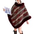 thumbnail image 1 of ZhangBaoLin Women Shawl Wrap Cardigan Poncho Cape Thick Sweater Coat Winter Fashion Wool Shawl, 1 of 1