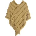 thumbnail image 1 of ZhangBaoLin Women Shawl Wrap Cardigan Poncho Cape V-neck Travel Sweater Coat Warm Tassels Knits, 1 of 7