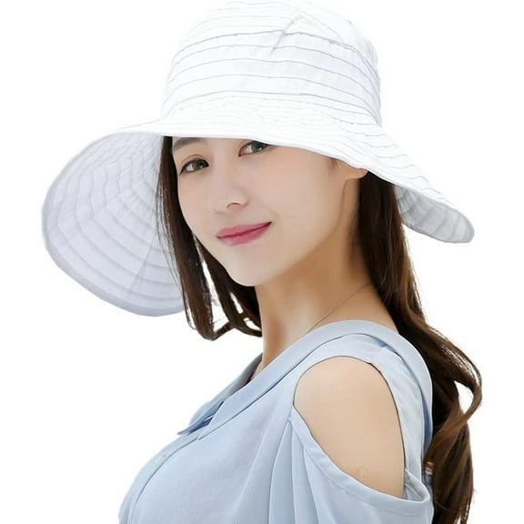 ZhangBaoLin Women Sun Hat Foldable UV Protection Bucket Hat for Cycling Beach Outdoor