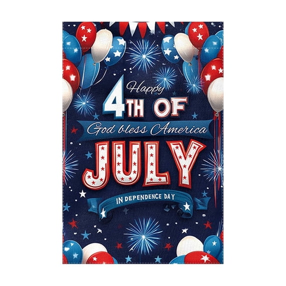 ZhangC 250 Anniversary USA Garden Flag, 250 Years of Freedom Double Sided American Patriotic Flags, UV Protection Fade Resistant 12x18 Inch Yard Flag Commemorative for Outdoor Celebration