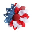 thumbnail image 1 of ZhangC 4th of July Patriotic Wreath, Front Door 16 Inch Red White and Blue Wreaths, 250 Anniversary USA Outdoor Decorations, Independence Day Summer Wreath with Hanger for Home Party Gift, 1 of 6