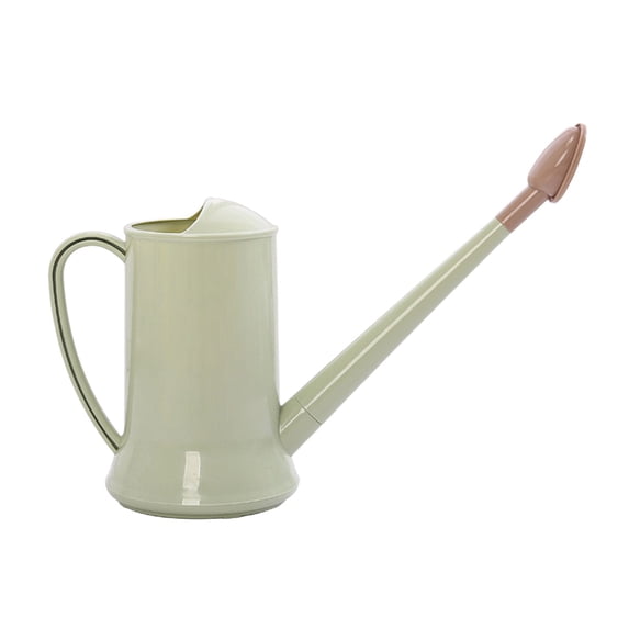 ZhangC Gallon Plant Watering Can, 9.3 Inch Long Spout Watering Pot with Removable Nozzle, Lightweight Plastic Flower Waterer for Indoor Houseplants, Office and Garden, Army Green