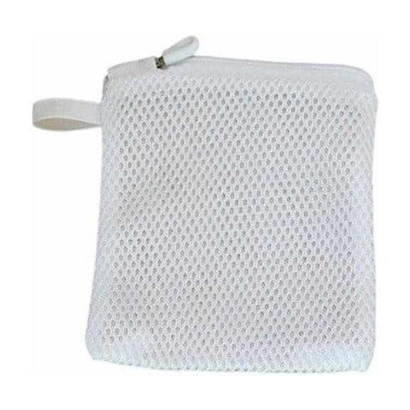 ZhangC Mini Mesh Laundry Bags, 4 Inch Anti-Residue Pods and Scent Beads Dissolving Pouches, Zippered Wash Bags for Washing Machine, Reusable Durable Polyester