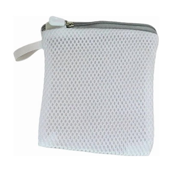 ZhangC Mini Mesh Laundry Bags, 4 Inch Anti-Residue Pods and Scent Beads Dissolving Pouches, Zippered Wash Bags for Washing Machine, Reusable Durable Polyester