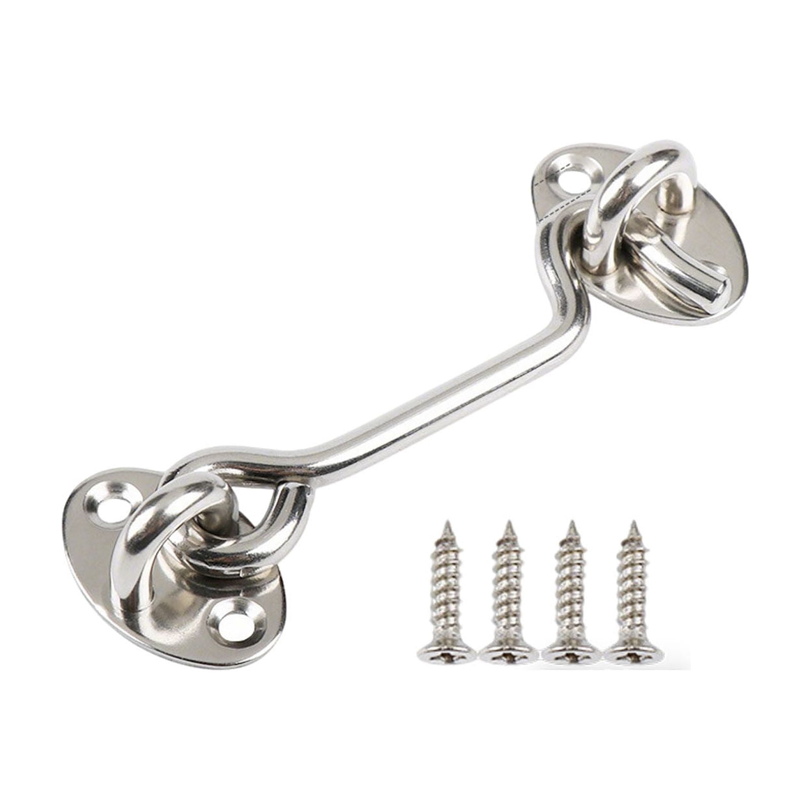 ZhangC Privacy Hook and Eye Latch for Barn Door, Stainless Steel Gate ...