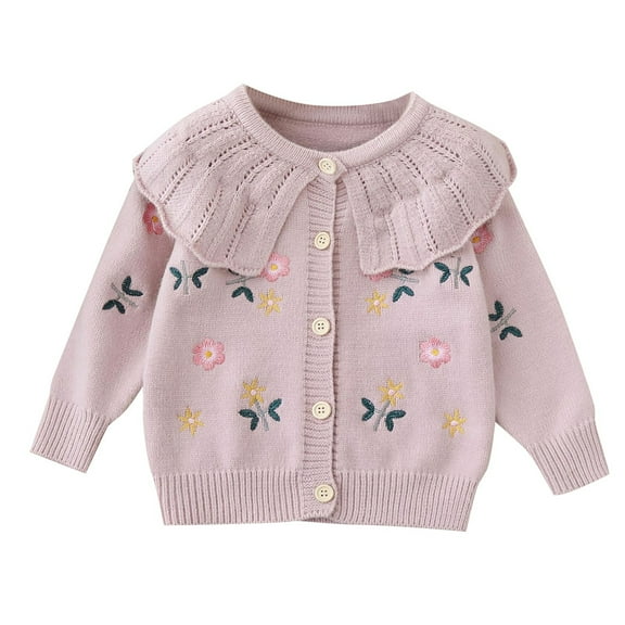 Zhangmingg Toddler Sweaters Girls,Fall Baby Girl Clothes Toddler Sweatshirt Toddler Girl Fall Outfits Cotton Cardigan Baby Boy Fall Outfits Toddler Sweaters