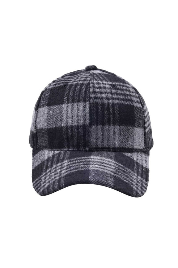 Baseball Cap for Elegant Women Unisex Classic Low Profile Cotton Baseball Cap Plaid Soft Unconstructed Adjustable Size Dad Hat Fashion Winter Accessories