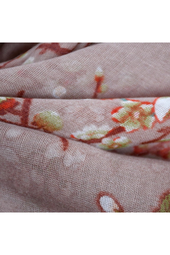 Shawl Wraps for Delicate Women Fashion Floral Printing Paris Gauze Scarf Tie Scarf Prevents In Cape Large Scarf Trendy Winter Accessories