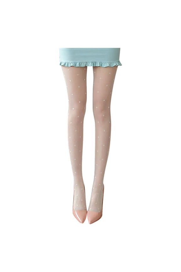 Stockings for Pretty Women Sexy Polka Dot Thin Black Silk Pantyhose Stocksings Fall Fashion Must Have