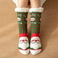 thumbnail image 1 of Zhangnan Womens Winter Fuzzy Socks Warm Plush Thermal Crew Cabin Slipper Socks Christmas Holiday Gift Cozy Soft Home Bed Socks-11, 1 of 2