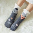 thumbnail image 1 of Zhangnan Womens Winter Fuzzy Socks Warm Plush Thermal Crew Cabin Slipper Socks Christmas Holiday Gift Cozy Soft Home Bed Socks-14, 1 of 2