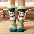thumbnail image 1 of Zhangnan Womens Winter Fuzzy Socks Warm Plush Thermal Crew Cabin Slipper Socks Christmas Holiday Gift Cozy Soft Home Bed Socks-21, 1 of 2