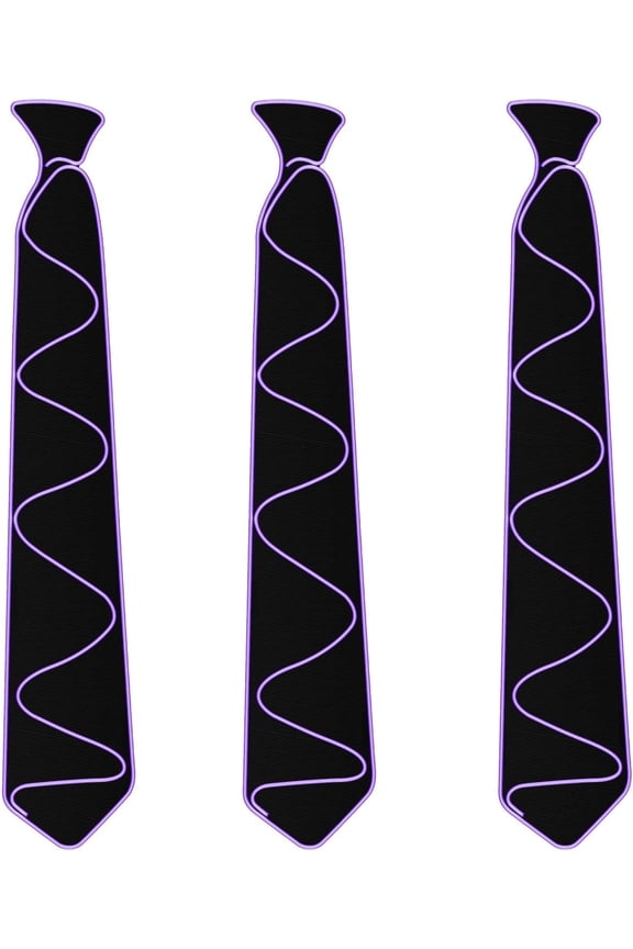 LED Light up Neck Tie,Man Light Up Fanny Ties Novelty Necktie for Men LED Ties Costume Accessory