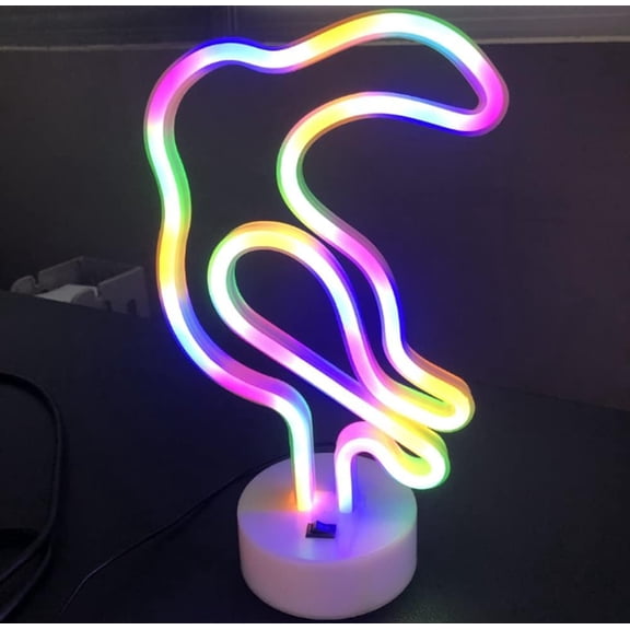 Zhangyh LED Neon Night Light, Battery and USB Powered Signs Neon Lamp Decorative Neon Sign Wall Lamp for Kids Bedroom