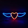 thumbnail image 1 of Zhangyh LED Neon Sign,Heart Neon Sign Night Light Wall LED Neon Lamp USB Battery Powered Led Neon Light Sign for Home Bedroom Bar Party Decoration, 1 of 3