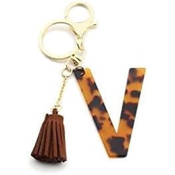 Zhangyh Letter Keychain,26 Letters Decorative Letter Keychain,Backpack Initial Letter Keychains