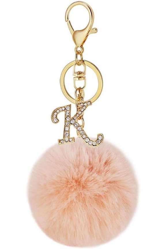 Letter Keychain,26 Letters Decorative Letter Keychain,Name Keychain Cute Keychain Letters Gift