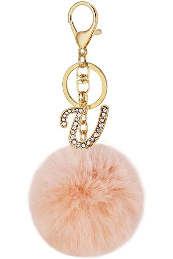 Letter Keychain,26 Letters Decorative Letter Keychain,Name Keychain Cute Keychain Letters Gift