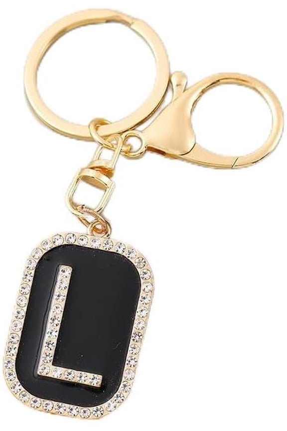 Letter Keychain,26 Letters Decorative Letter Keychain,Name Keychain for Women Girls Men Gift