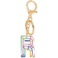 thumbnail image 1 of Zhangyh Letter Keychain:Initial Letter Keychain,Gold 26 Letters Backpack Keychains for Girls Boys, 1 of 1