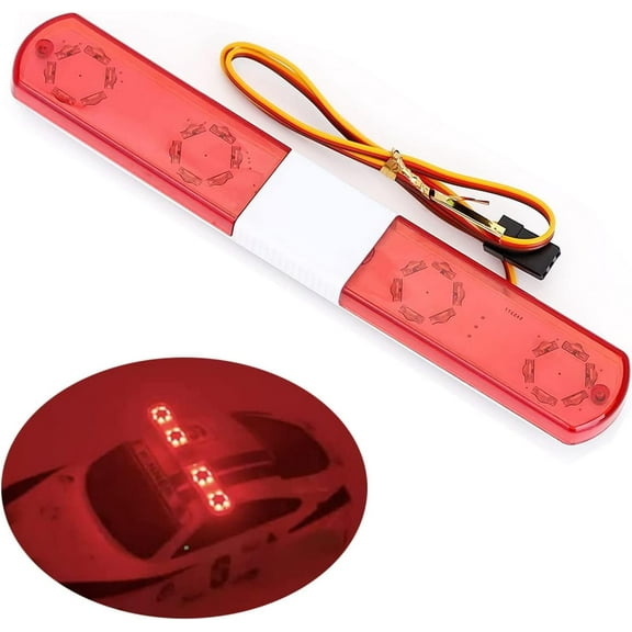 Zhangyh RC Car Alarming Light,Multi-Function LED Police Night Light Bar Flash Lamp for 1/10 1/8 1/12 RC Model Car Vehicles Parts Vehicle Lighting