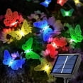 thumbnail image 1 of Zhangyh Solar Butterfly String Lights, Butterfly Fairy Lights Butterfly Christmas String Lights Waterproof Butterfly Fairy Lights for Yard Patio Decorative, 1 of 8