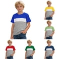 thumbnail image 1 of Zhanqunnn Boys Color Crewneck Long Sleeve Soft Blend Kids Daily Wear Play, Size 10-11 Years, 1 of 6