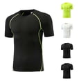 thumbnail image 1 of Zhanqunnn Boys Compression Shirt Athletic Performance Top Wicking Breathable Youth, Size 7-9 Years, 1 of 4