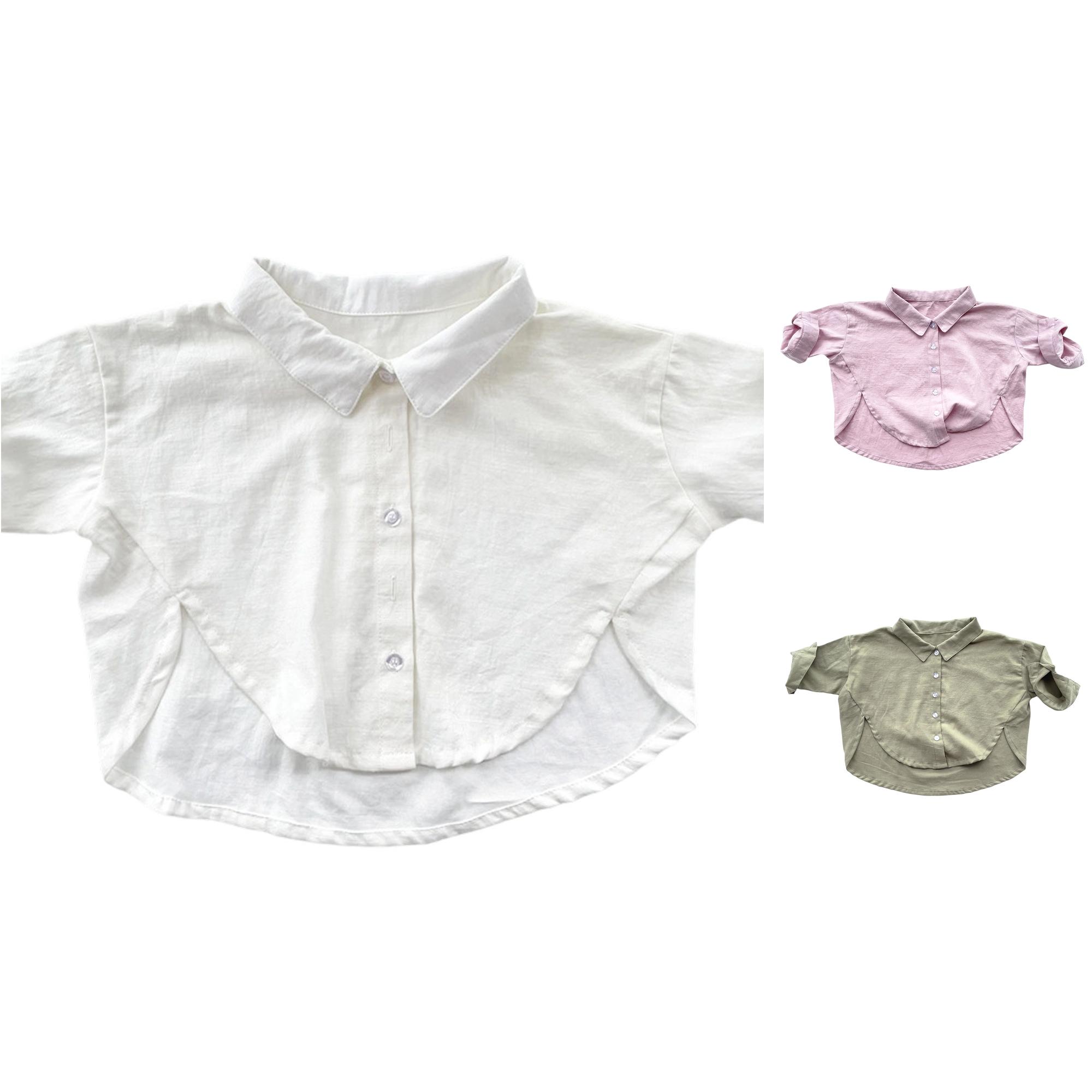 Zhanqunnn Boys Girls Long Sleeve Casual Blouse Stylish Childrens Wear Kids, Size 6-7 Years