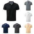 thumbnail image 1 of Zhanqunnn Boys Short Sleeve Shirt Summer Solid Collar Casual Daily Wear, Size 15-16 Years, 1 of 4