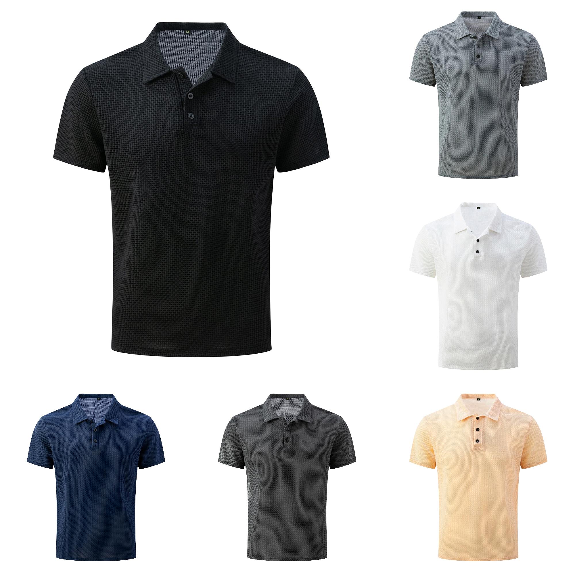 Zhanqunnn Boys Short Sleeve Shirt Summer Solid Collar Casual Daily Wear, Size 15-16 Years