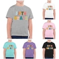 thumbnail image 1 of Zhanqunnn Children Fashion Back To School Printed Round Neck Short Sleeve Casual Tee 12, Size 3-4 Years, 1 of 4