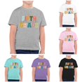 thumbnail image 1 of Zhanqunnn Children Fashion Back To School Printed Round Neck Short Sleeve Casual Tee 12, Size 4-5 Years, 1 of 4