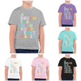 thumbnail image 1 of Zhanqunnn Children Fashion Back To School Printed Round Neck Short Sleeve Casual Tee 2, Size 3-4 Years, 1 of 4