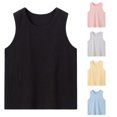thumbnail image 1 of Zhanqunnn Girls Knit Tank Top Summer Sleeveless Layering Vest Solid Color Breathable 4-12Y, Size 7-8 Years, 1 of 3