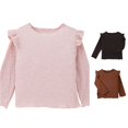 thumbnail image 1 of Zhanqunnn Girls Long Sleeve T Shirt Children Crew Neck Top Tunic, Size 98（2-3Y）, 1 of 7