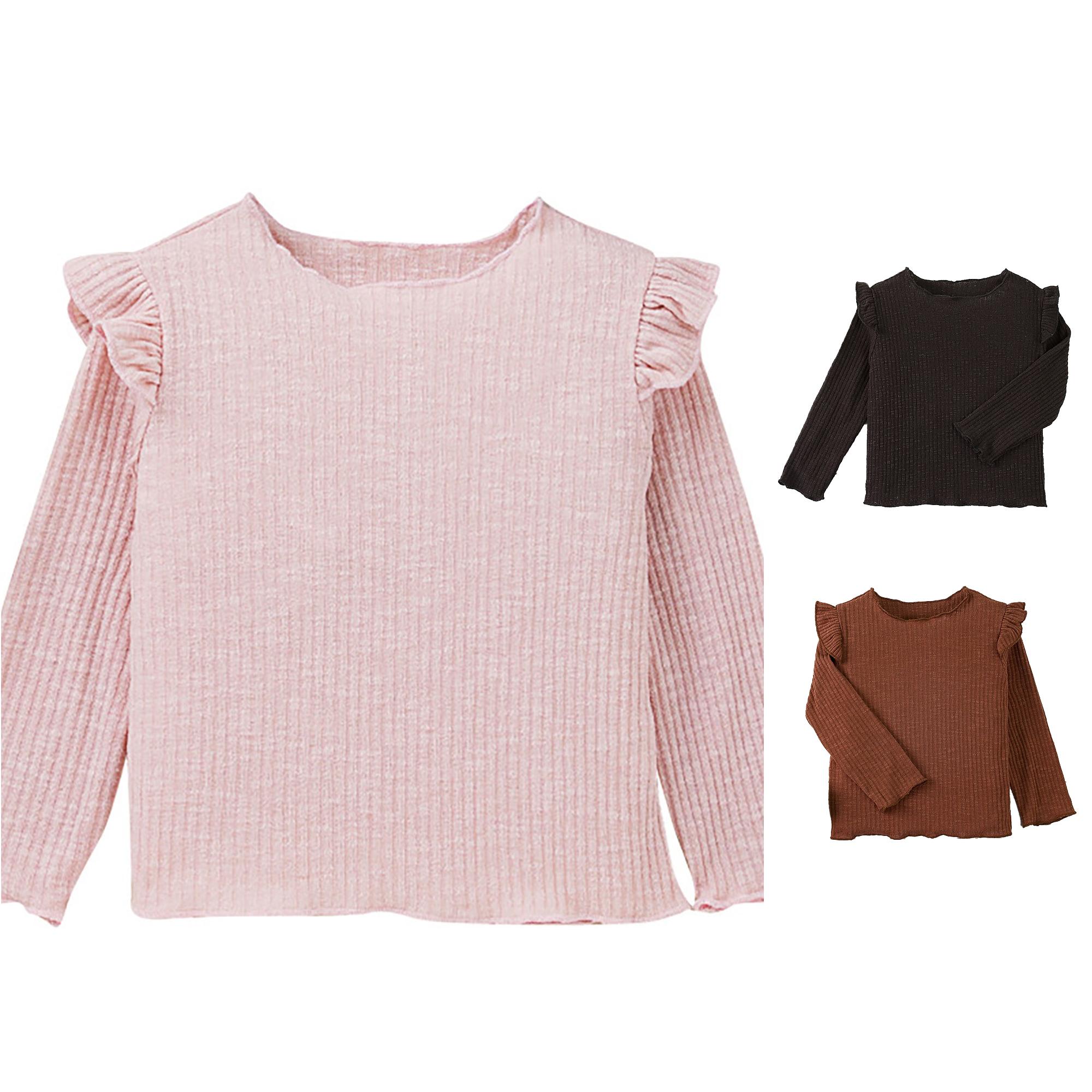 Zhanqunnn Girls Long Sleeve T Shirt Children Crew Neck Top Tunic, Size 98(2-3Y)