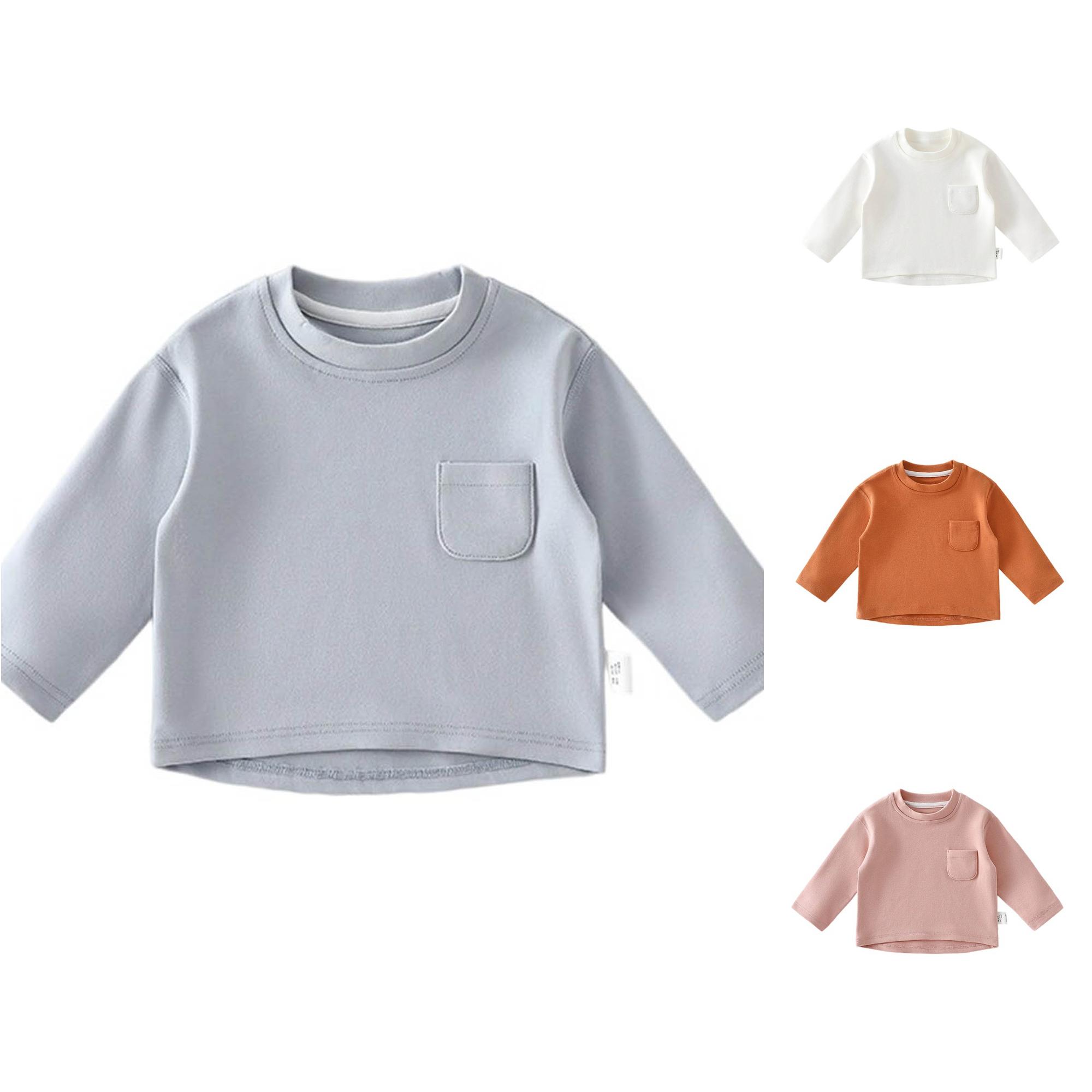 Zhanqunnn Girls Soft Thermal Shirts Long Sleeve Toddler Kids Winter Fall Base Layer, Size 1-2 Years
