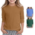 thumbnail image 1 of Zhanqunnn Girls Solid Color Swimwear UPF 50 Sun Protection Beach Swim Top, Size 14-16 Years, 1 of 4