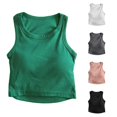 thumbnail image 1 of Zhanqunnn Girls Summer Vest Tanks Hollow Backless Crop Top Solid Casual Basic Tee, Size 1-2 Years, 1 of 4