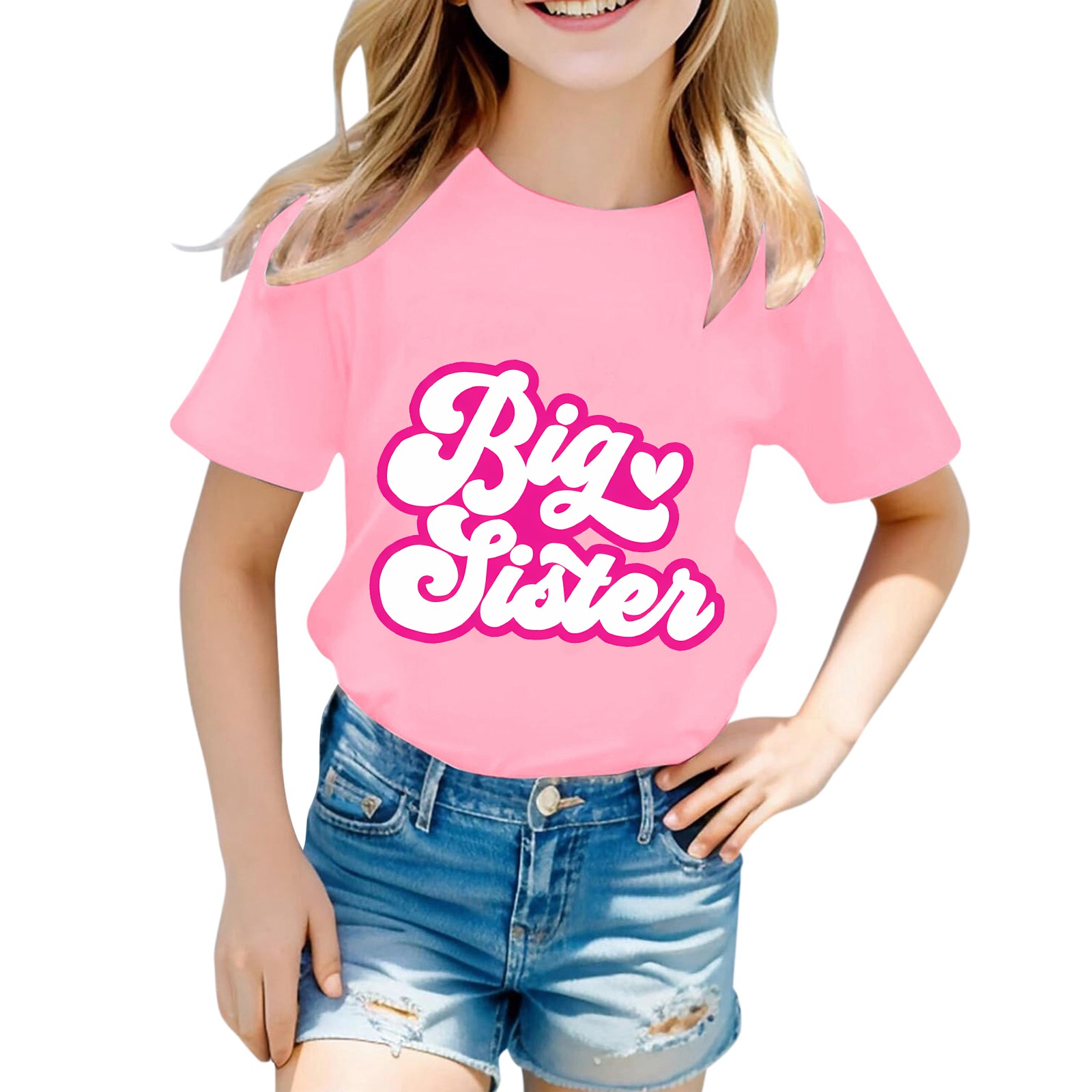 Zhanqunnn Kids Short Sleeve T Shirt Fashion Casual Letter Printed Round Neck Summer Top for Boys Girls, Size 1-2 Years