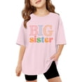 thumbnail image 1 of Zhanqunnn Kids Short Sleeve T Shirt Fashion Casual Letter Printed Round Neck Summer Top for Boys Girls, Size 10-11 Years, 1 of 3