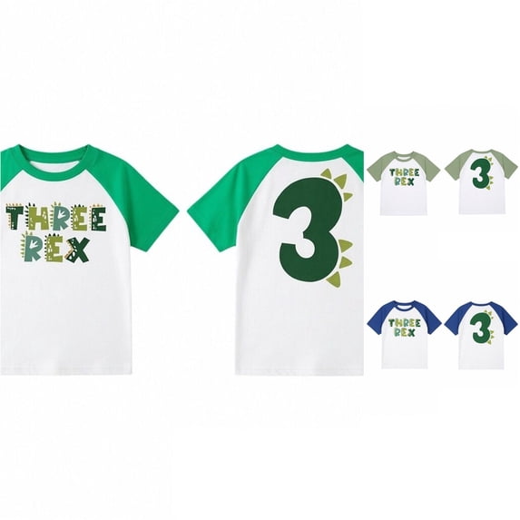 Zhanqunnn Kids Short Sleeve T Shirt Fashion Casual Letter Printed Round Neck Summer Top for Boys Girls, Size 4-5 Years