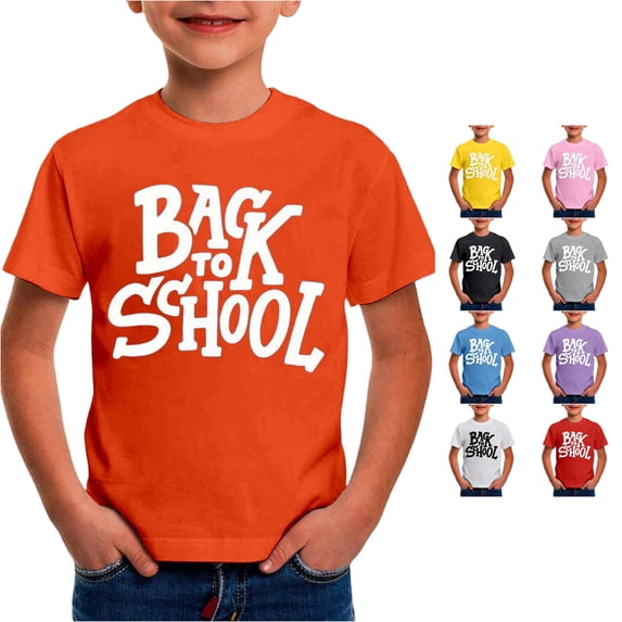 Zhanqunnn Kindergarten First Day School T Shirts Nursery Graduation Tees, Size 4-5 Years