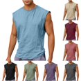 thumbnail image 1 of Zhanqunnn Men's Spring and Summer Outdoor Walking Wear: A Casual Sports Style Vest for Outdoor Leisure Activities T Shirt Men Graphic Tall Long Sleeve Shirts for Men, Size S, 1 of 4