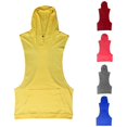 thumbnail image 1 of Zhanqunnn Men's Summer Lightweight Sleeveless Fitness Hoodie with Hood Athletic Gym Tank Top Large Tall T Shirts Mens Large Shirt, Size XXL, 1 of 3