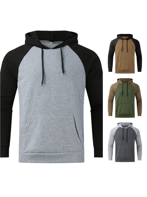 Mens Hoodie European Code Foreign Trade Mens Hooded Couple Hoodie Men Sweater Jacket, Size S